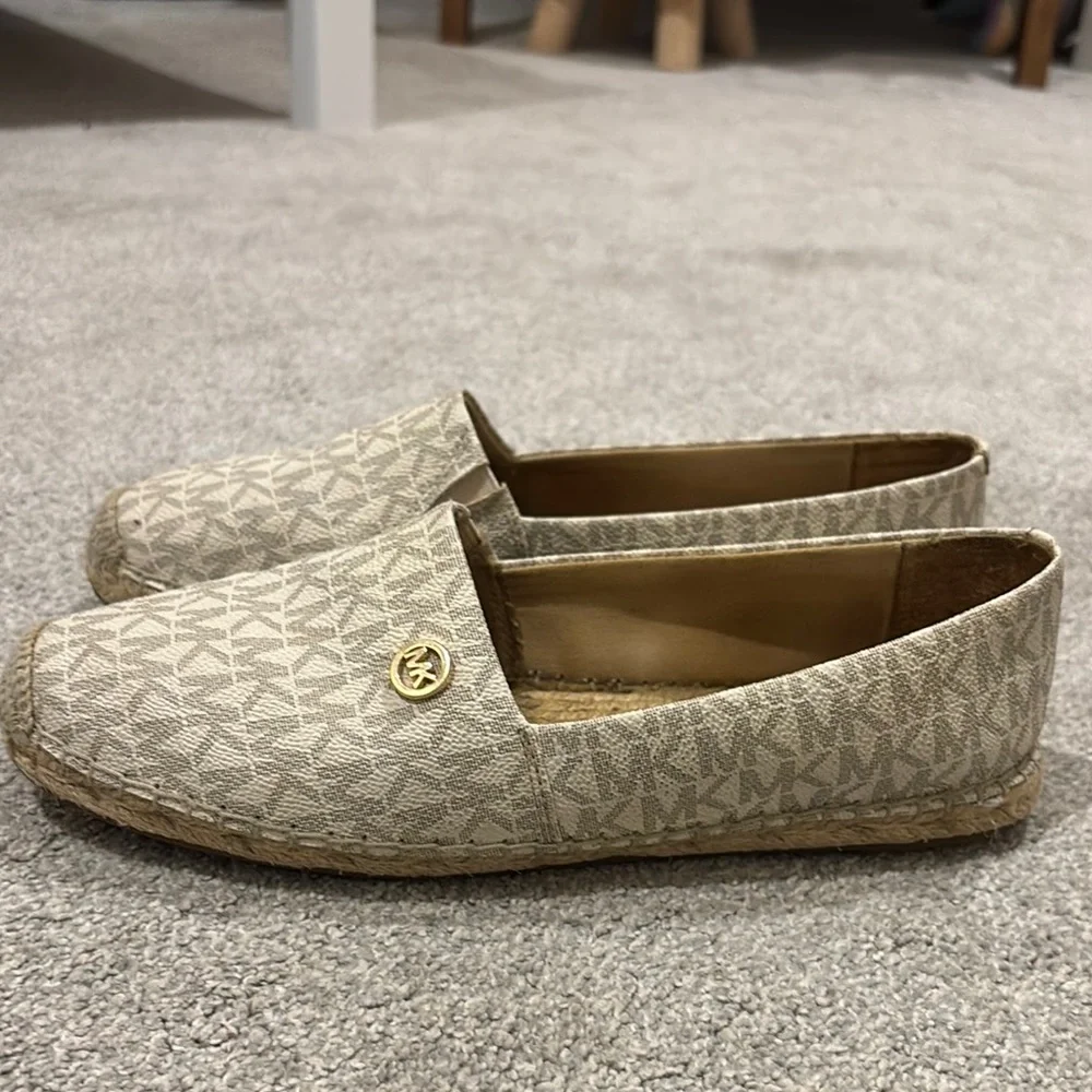Michael Kors Beige Espadrille Flats - Picture 2 of 2